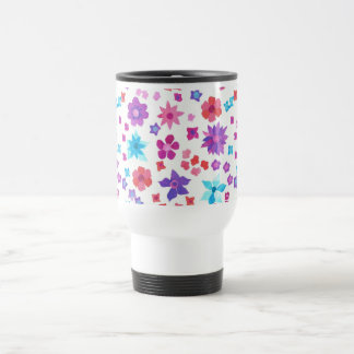 Pretty Hippy Flower-Power Travel Mug