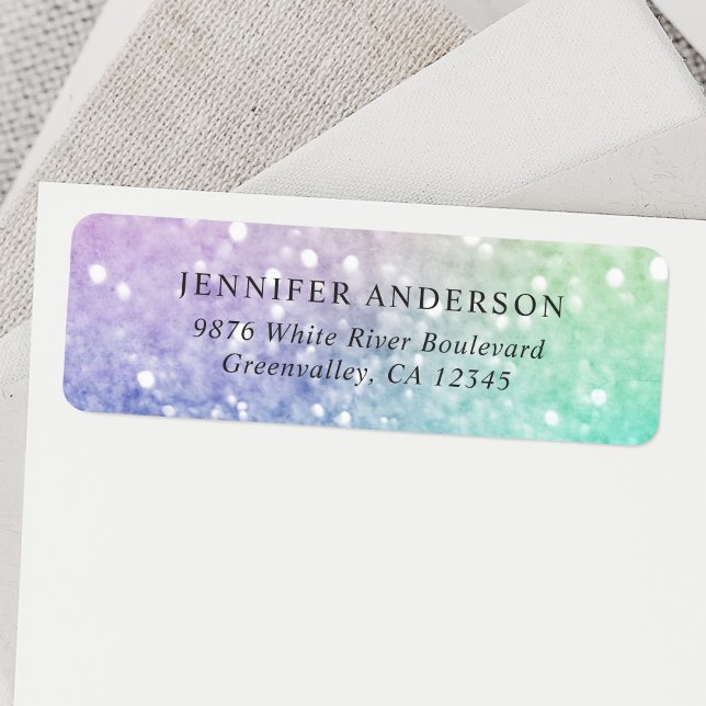 Pretty Holographic Glitter Girly Glamorous Label (Creator Uploaded)