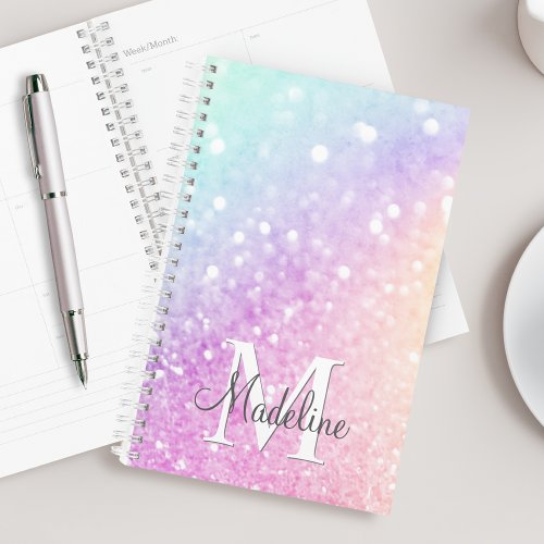Pretty Holographic Glitter Girly Glamorous Planner