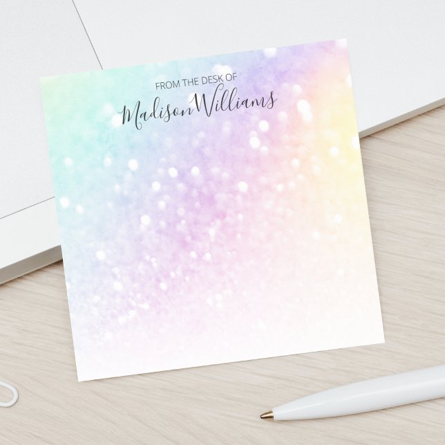 Pretty Holographic Glitter Girly Glamorous Post-it Notes (Creator Uploaded)