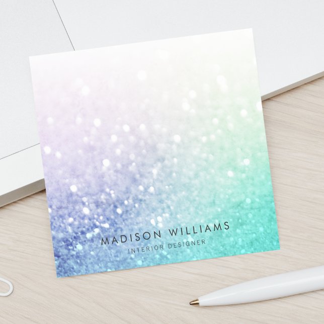 Pretty Holographic Glitter Girly Glamorous Post-it Notes (Creator Uploaded)