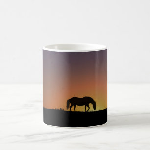 Pretty Horse and Sunrise Coffee Mug