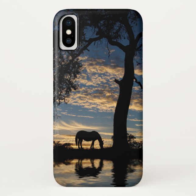 Pretty Horse and Water Case-Mate iPhone Case (Back)