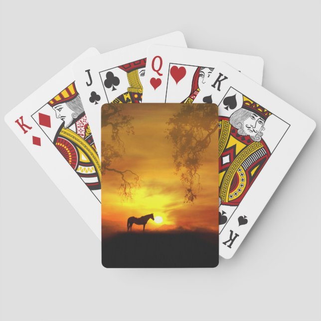 Pretty Horse Playing Cards (Back)