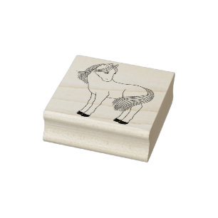 Pretty Horse Rubber Stamp