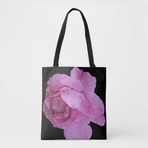 Pretty hot pink rose flowers boho fashion fine art tote bag