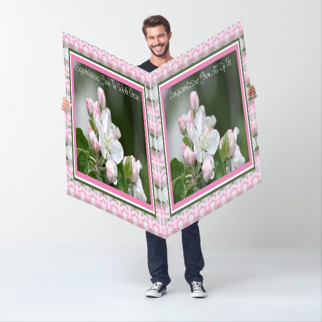 Pretty Huge Congratulations Card (In Situ)