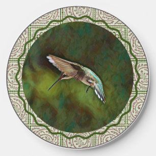 Pretty Hummingbird Art in Flight Charger