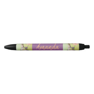 Pretty Hummingbird Flying to a Flower Short Name Pen