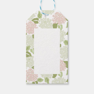 Pretty hydrangea floral preppy classic gift tags