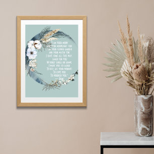 Pretty I Am Your Moon Rumi Poster