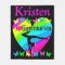PRETTY I LOVE GYMNASTICS PERSONALIZED BLANKET