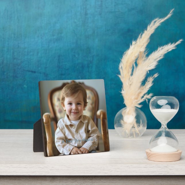 Pretty I Love You Auntie Grandpa Mom Grandma Plaque (Insitu)