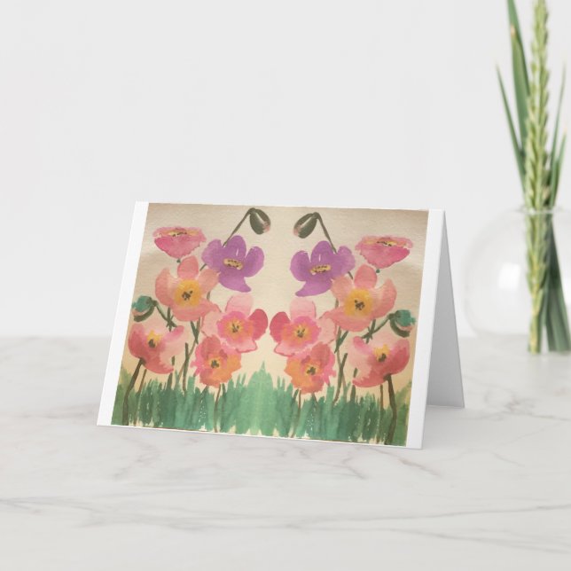 Pretty I Think Greeting Card (Front)