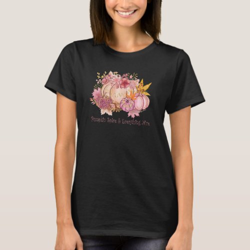 Pretty in Autumn Pink Whimsy  Spice T_Shirt