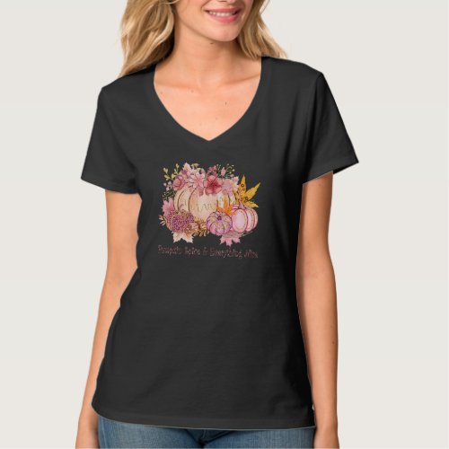 Pretty in Autumn Pink Whimsy  Spice T_Shirt