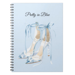 Pretty in Blue High Heels Notebook