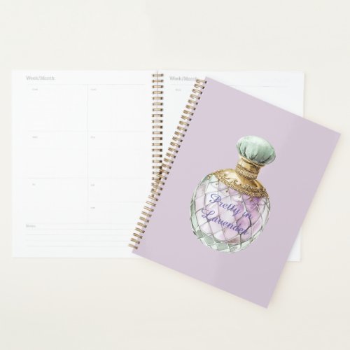 Pretty in Lavender Perfume Bottle Planner