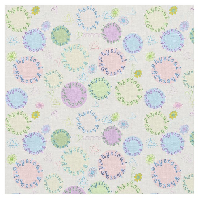 Pretty in Pastels Fabric (Close Up)