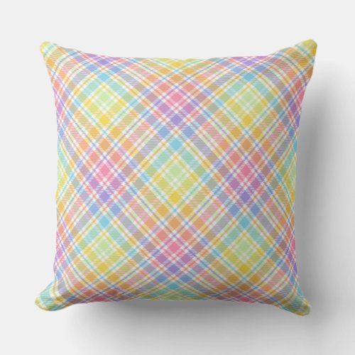 Pretty In Pastels Throw Pillow