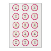 Pretty in Pink 30th Birthday Celebration Edible Frosting Rounds (Sheet)