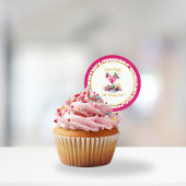 Pretty in Pink 30th Birthday Celebration Edible Frosting Rounds
