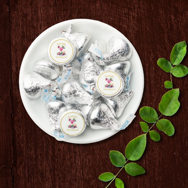 Pretty in Pink 30th Birthday Celebration Hershey®'s Kisses® (Creator Uploaded)