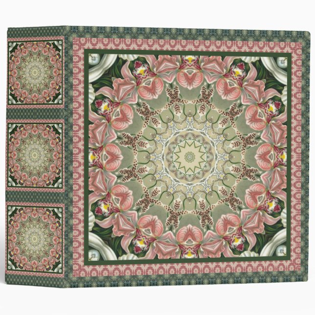 Pretty In Pink 3 Ring Binder (Front/Spine)