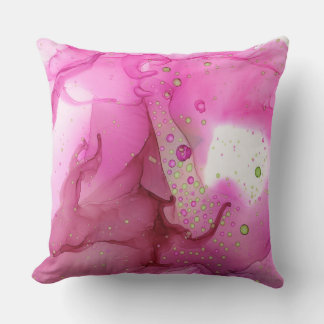 Pretty In Pink | A Barbie Rebranded BS Abstracts Throw Pillow