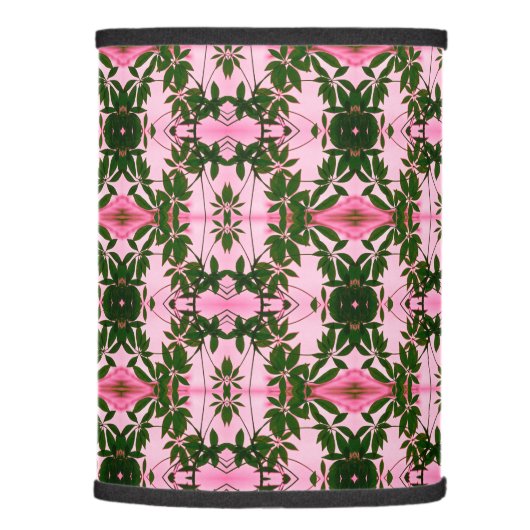 Pretty in Pink and Green Botanics  Lamp Shade (Right)