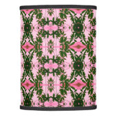 Pretty in Pink and Green Botanics  Lamp Shade (Front)