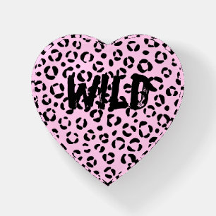 Pretty in Pink Animal Print (Personalized) Paperweight