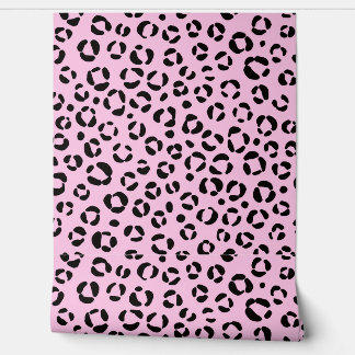 Pretty in Pink Animal Print Wallpaper
