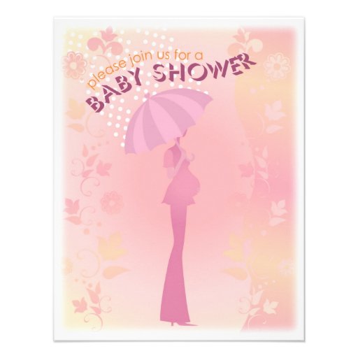 Pretty In Pink Baby Shower Invitations 3