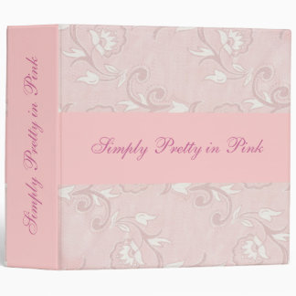 pretty in pink binder