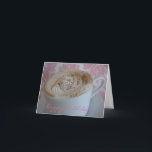Pretty in Pink Birthday Card<br><div class="desc">Latte-themed birthday card with feminine touches</div>