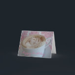 Pretty in Pink Birthday Card<br><div class="desc">Latte-themed birthday card with feminine touches</div>