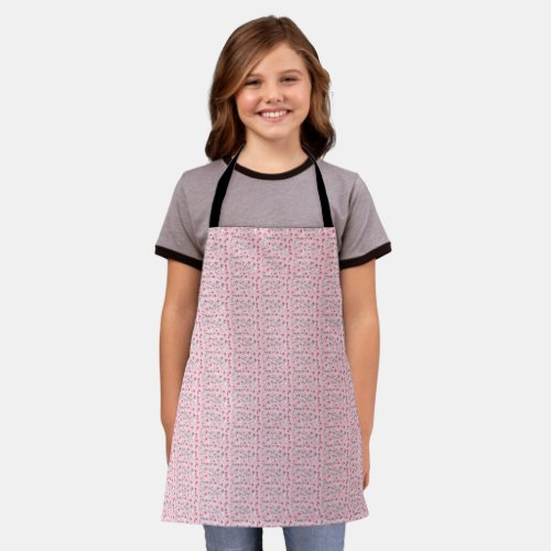  Pretty in Pink Blushing Blooms Apron