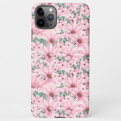    Pretty in Pink Blushing Blooms iPhone Case