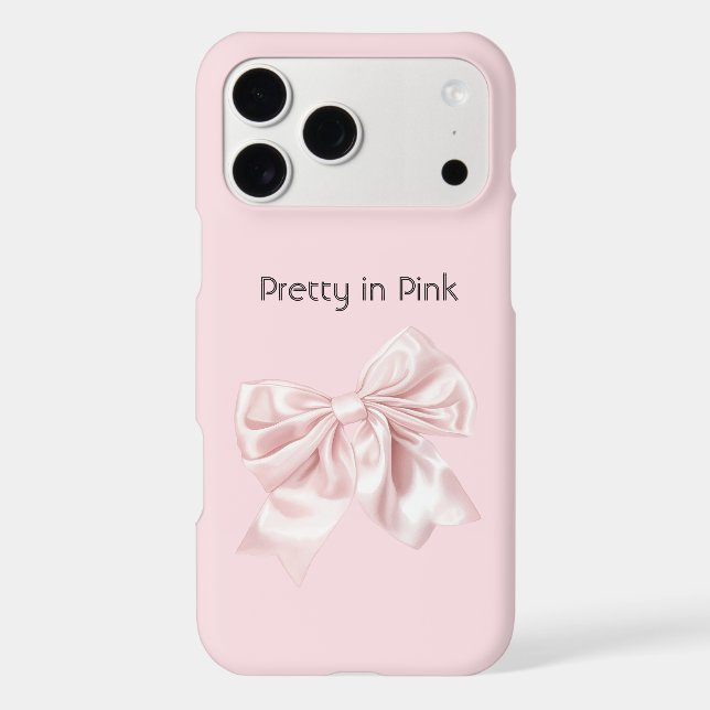 Pretty in Pink Bow Case-Mate iPhone Case (Back)