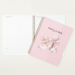 Pretty in Pink Bow Planner