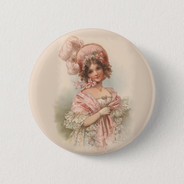Pretty in Pink Button (Front)