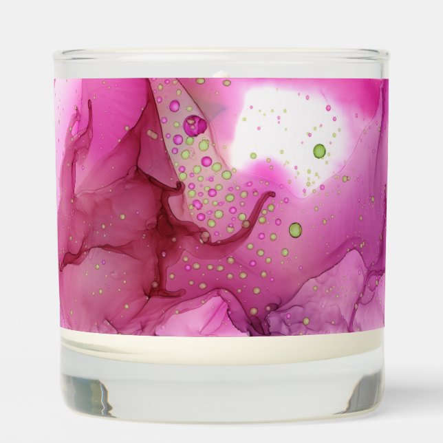 Pretty In Pink Candle (Front)