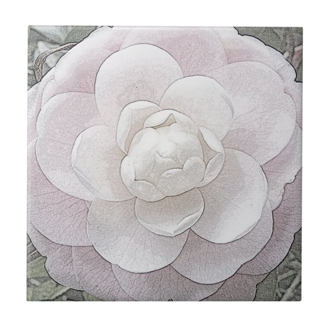 Pretty in Pink Ceramic Tile (Front)