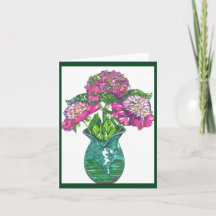 Pretty in Pink Folded Note Card