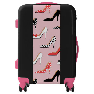 Pretty in Pink Heels Luggage