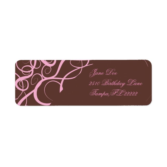 Pretty in Pink Label (Front)