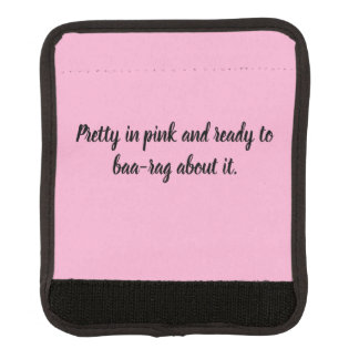 Pretty in Pink Luggage Handle Wrap