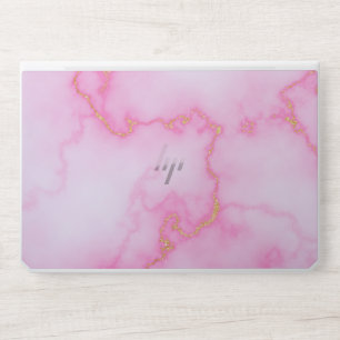 Pretty in Pink Marble: A Chic and Stylish Design H HP Laptop Skin