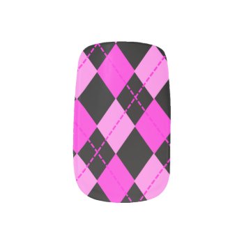 Pretty In Pink Minx Nail Art by AardvarkApparel at Zazzle